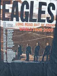 Koszulka z koncertu The Eagles L/XL tshirt Henley Frey merch bawełna