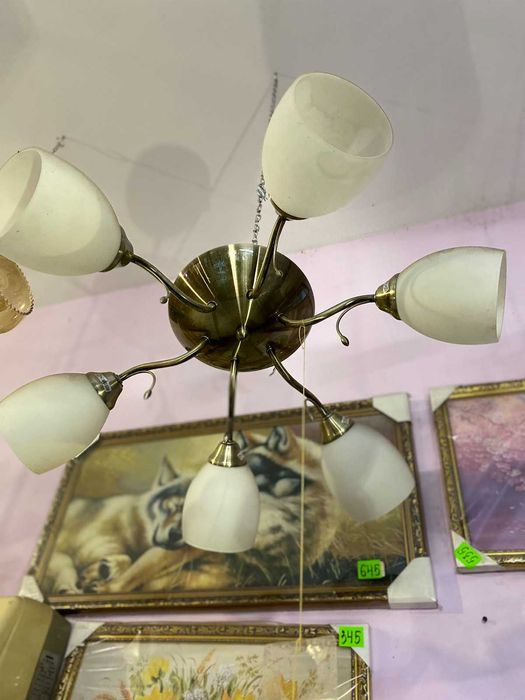 Люстра на 5 плафонів
