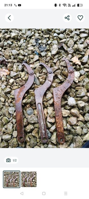 Klucz klucze hakowe do hydrantów cena za całość