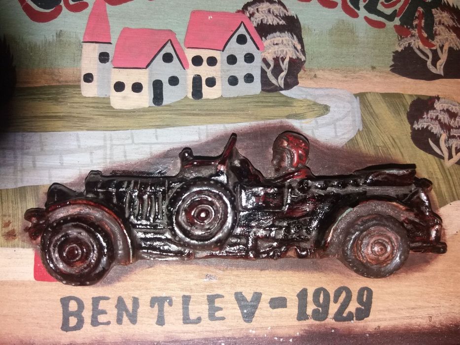 Quadro com carro  1929 antigo !