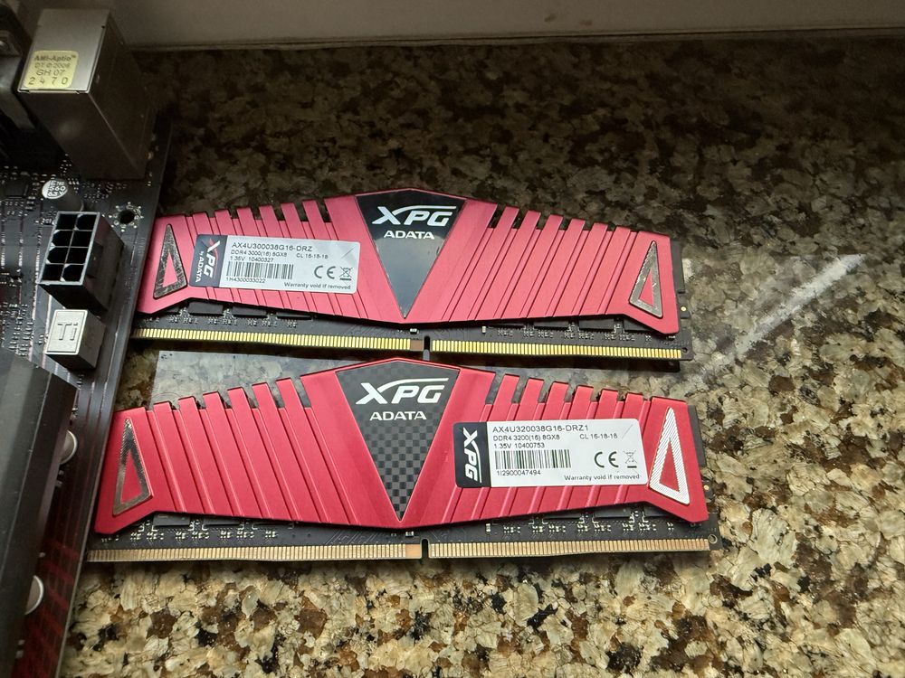 Plyta glowna MSI Z370 procesor i7 8700k ddr4 32GB RAM XPG