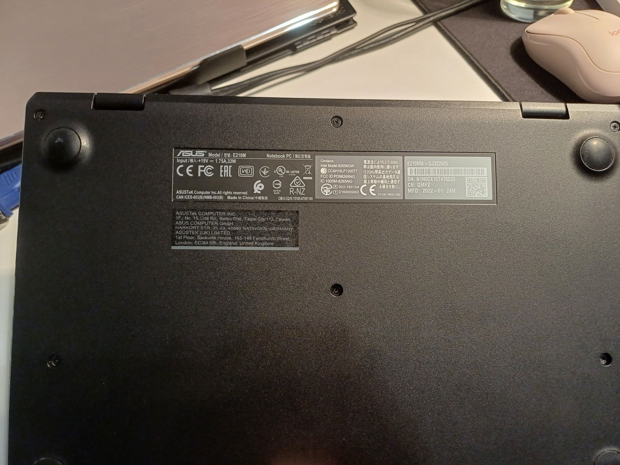 Asus E210MA - RAM 4GB/128GB