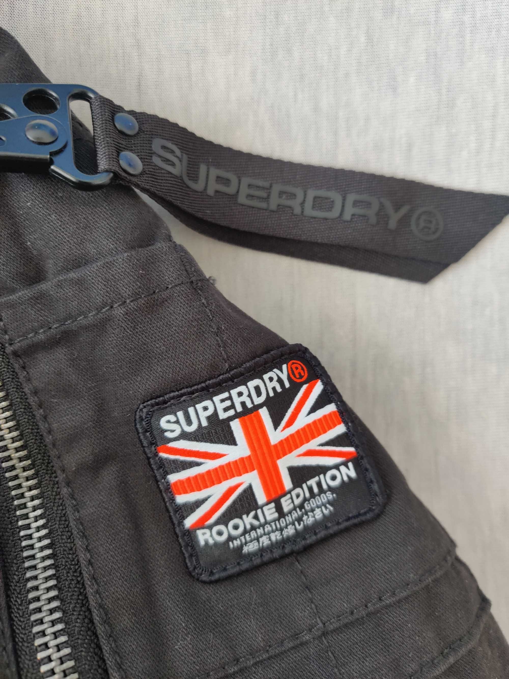 SuperDry Rookie Edition L męska kurtka czarna okazja Super Dry