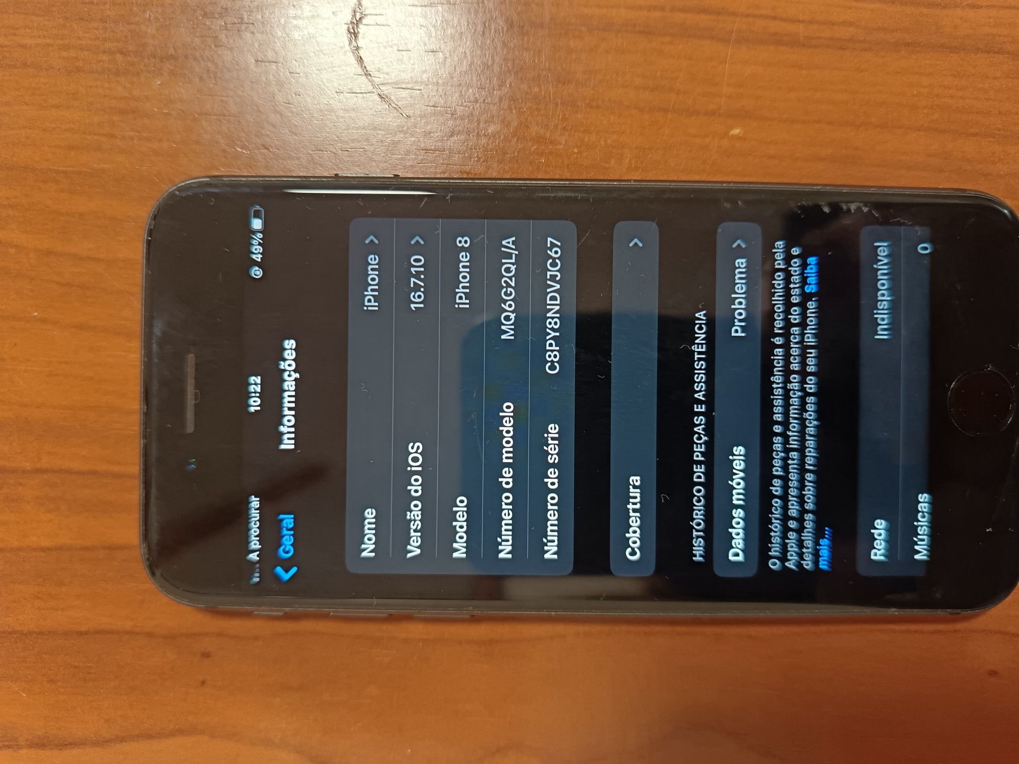 Vendo iPhone 8 black