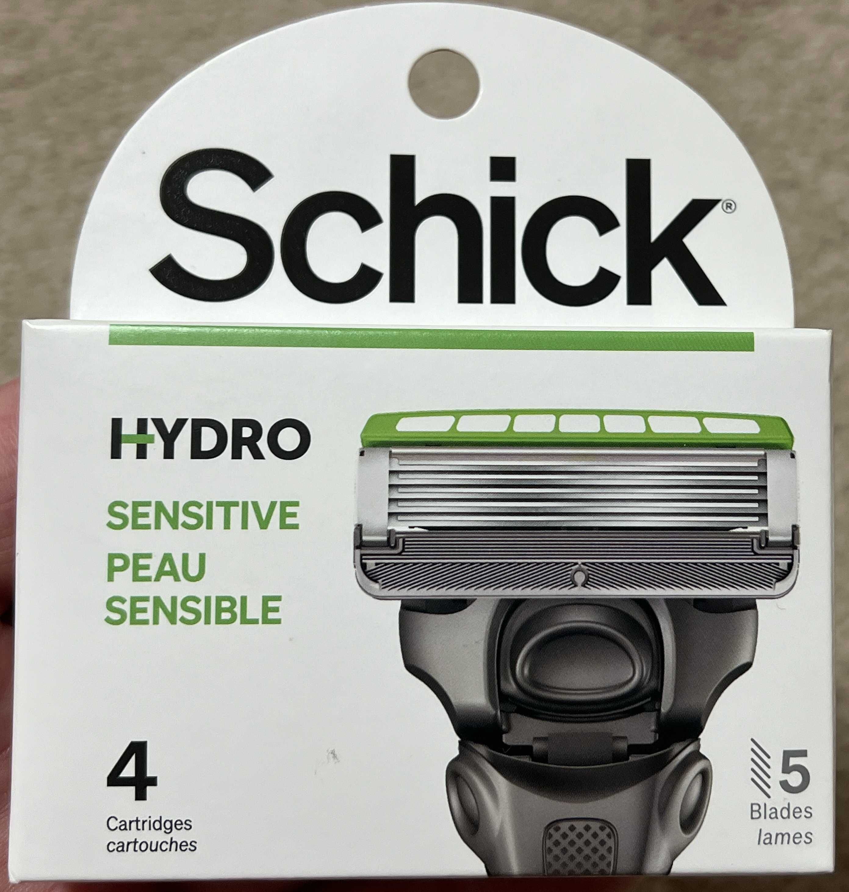 Картриджи 6шт Schick Hydro 5 Sensitive США, Barbasol 6 лезвия, лосьон