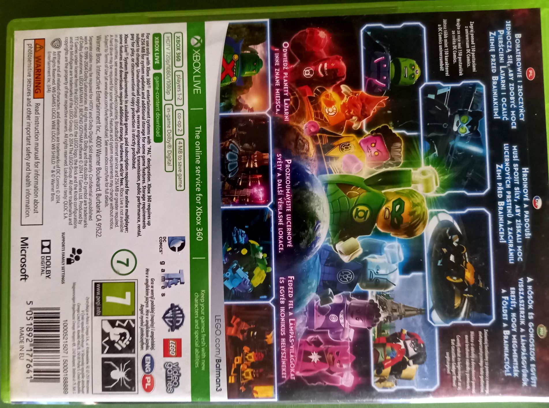 Gry Xbox 360 dla 7 latka 35zł/szt