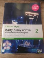 Karty pracy ucznia z dziennikiem laboratoryjnym Odkryć fizykę 2