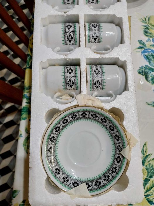 Conjunto de chavenas de café
