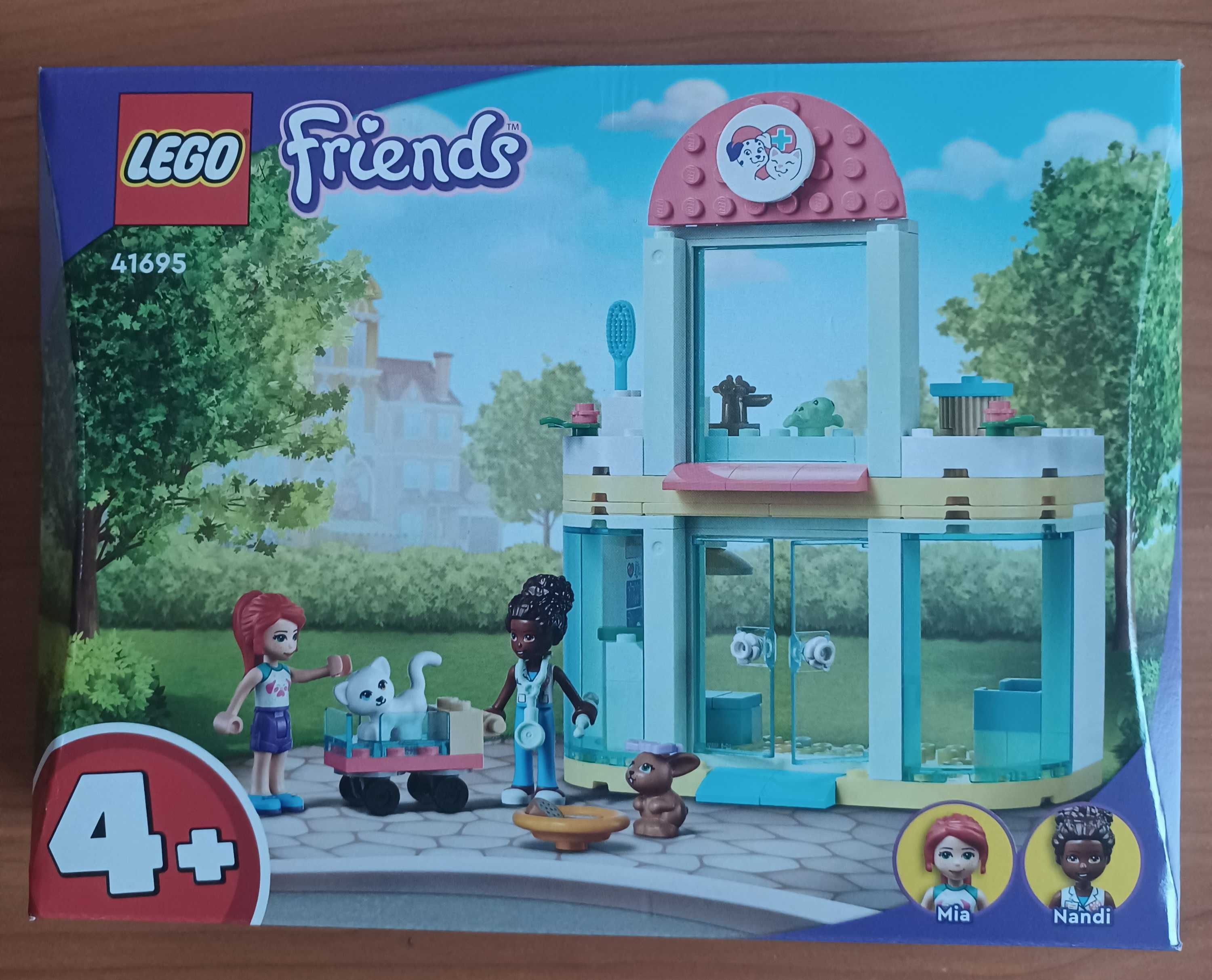 Nowy Lego Friends zestaw 41695 Klinika dla zwierzątek 4+