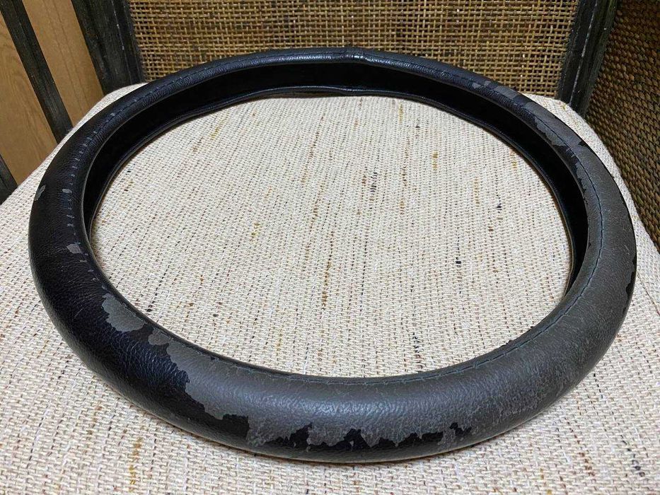 Чехол оплетка на руль черный