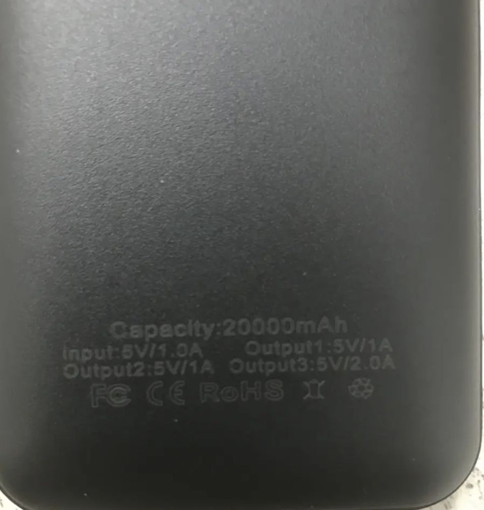 Power Bank + фонарик 20000 mah зарядка powebank павербанк аккумулятор