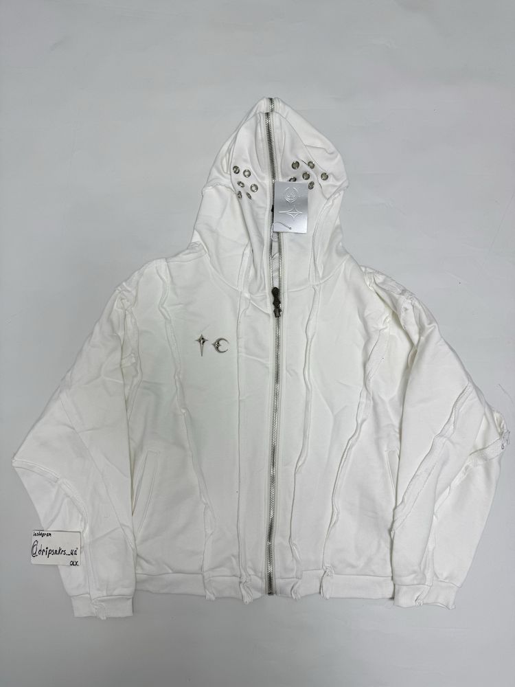 зип худи thug club white S M L vetements balenciaga