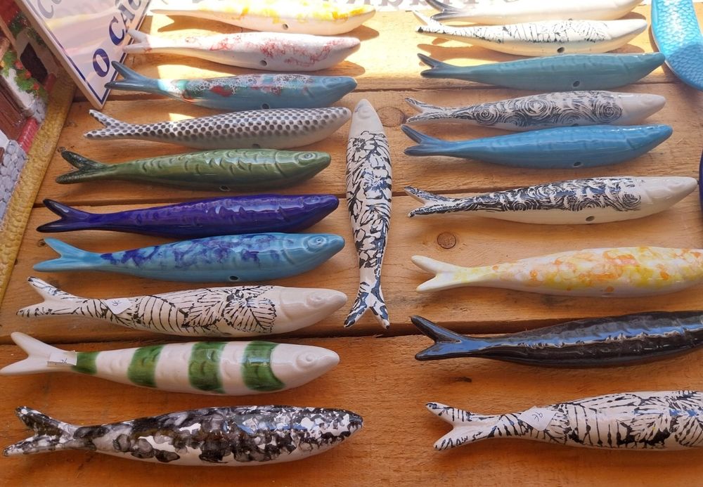 Sardinhas em cerâmica