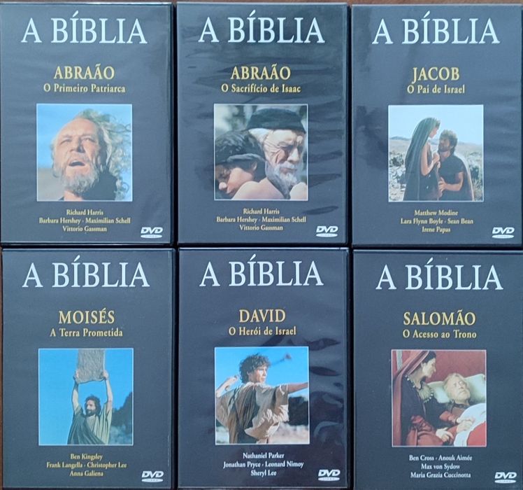 Coleção DVD "A Bíblia" (preço de conjunto)