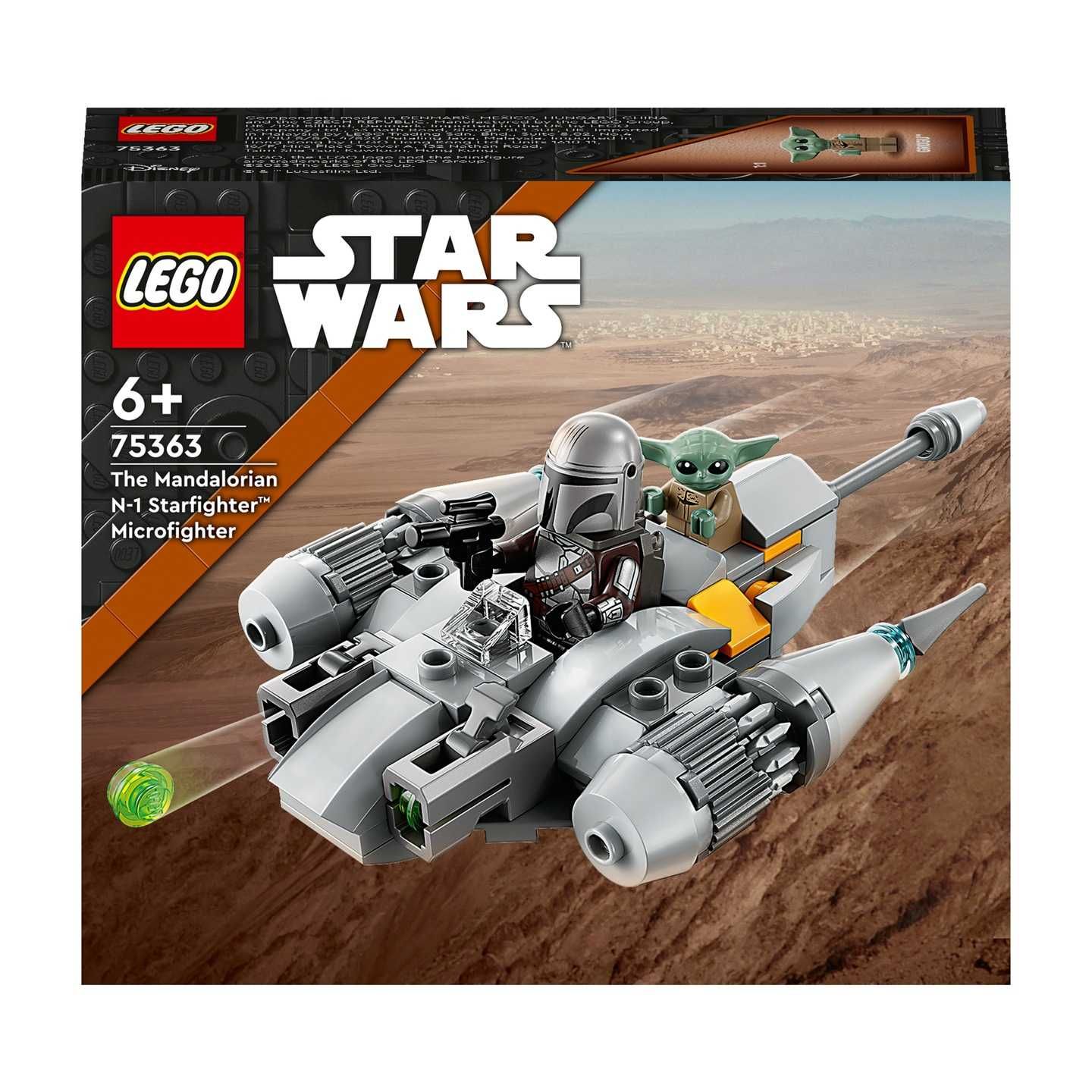 LEGO Star Wars 75363 Myśliwiec N-1 Mandalorianina w mikroskali