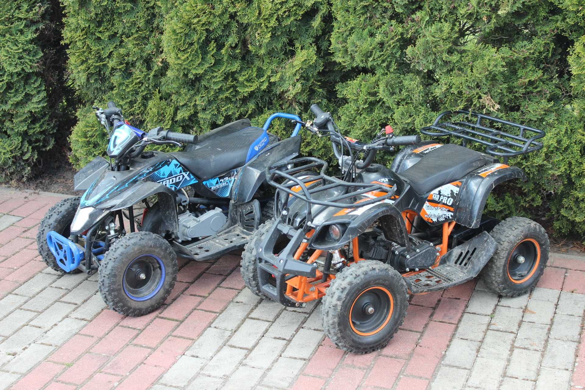 Quad dla dzieci 4,5 lat o pojemności 49 cm ,odpalany na szarpak RATY