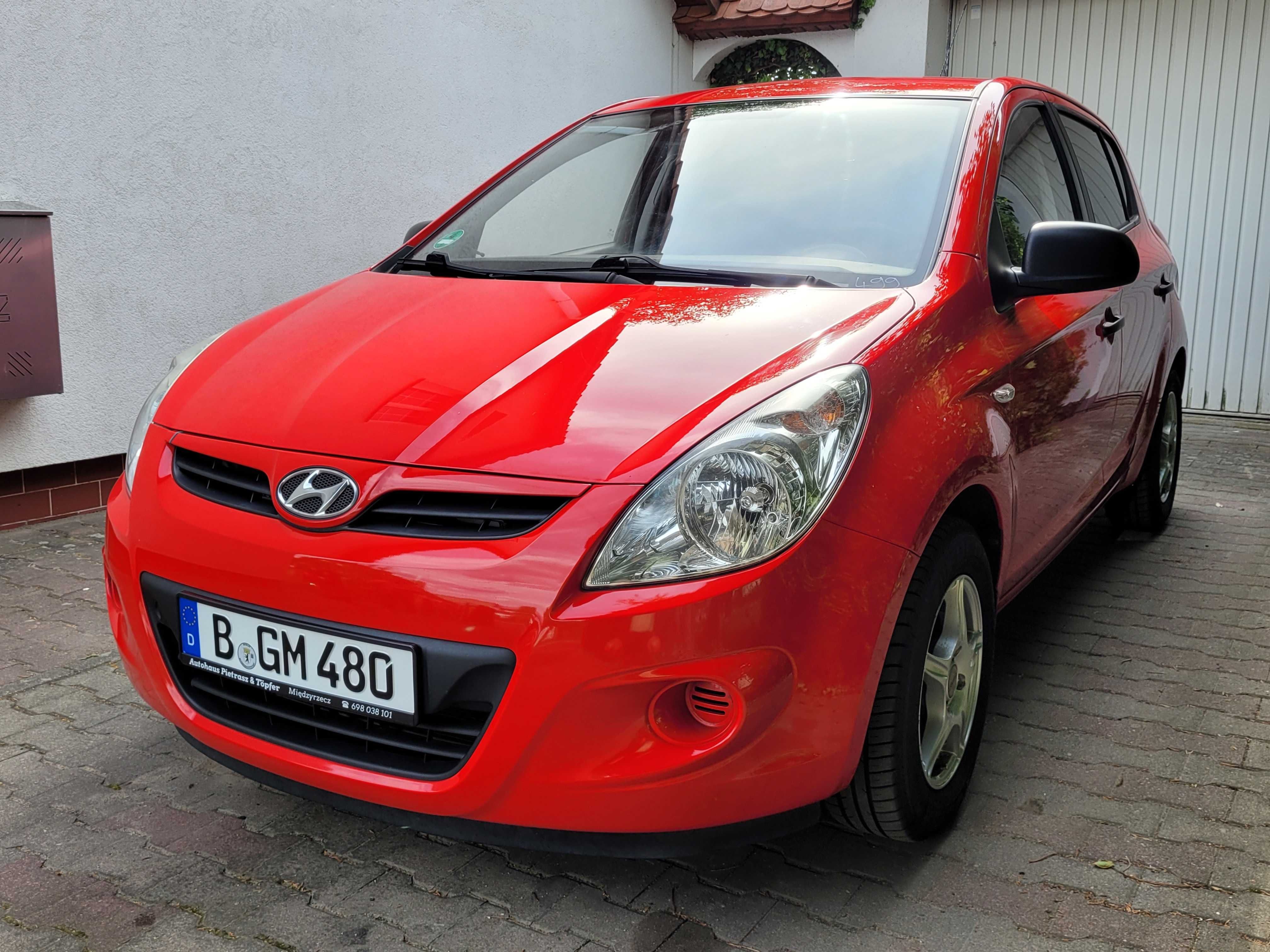 Hyundai i20 1.2 Benzyna 78 KM Opłacony Klimatyzacja Oszczędny Zadbany