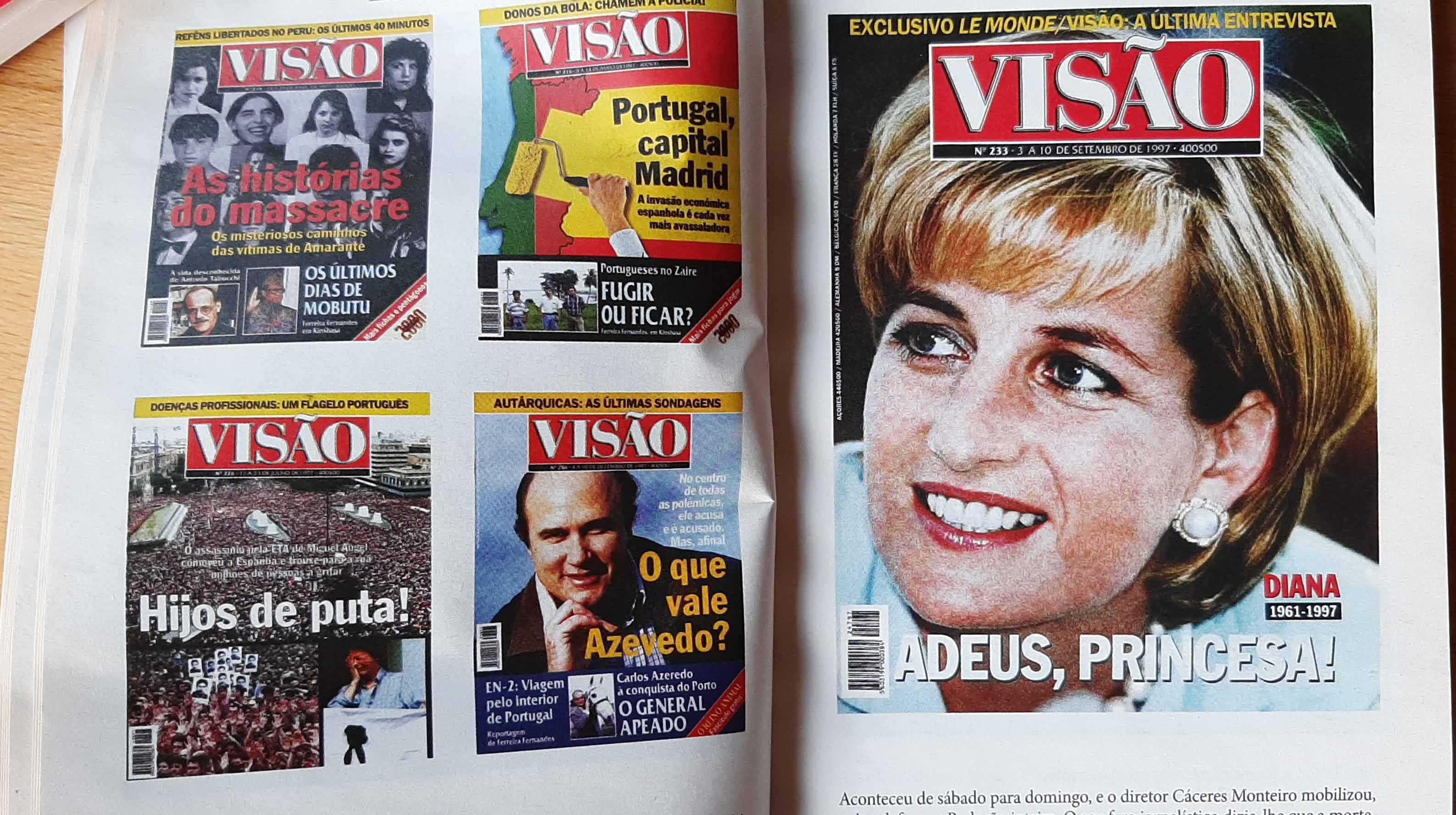 Revista Visão-Capas de 1993 a 2018