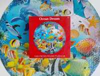 Puzzle okrągłe 1000 Ocean Dream rafa koralowa rybki