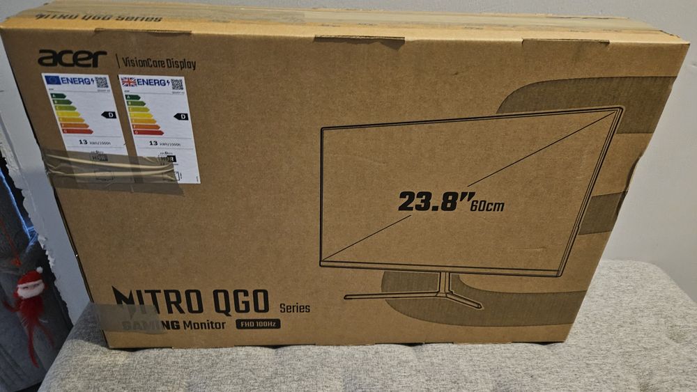 monitor Acer Nitro QG240YH3BIX  -24 cale LED -  100 Hz