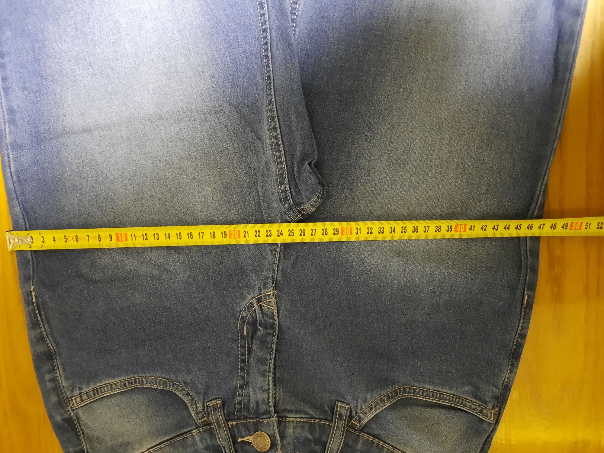 Spodnie z szerokimi nogawkami damskie jeansowe rozmiar 36