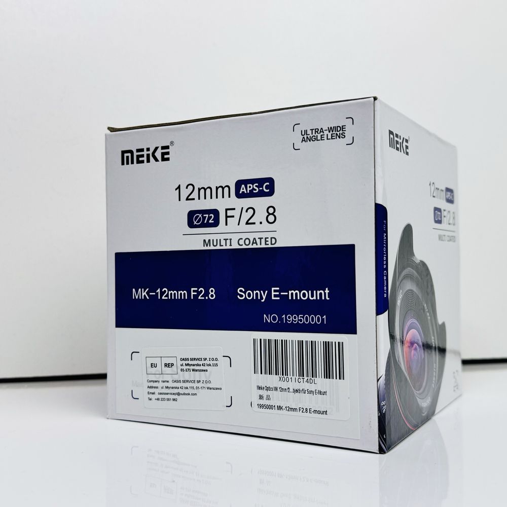 Новий Об’єктив Meike MK-12 12mm f/2.8 micro 4/3 SONY E-mount