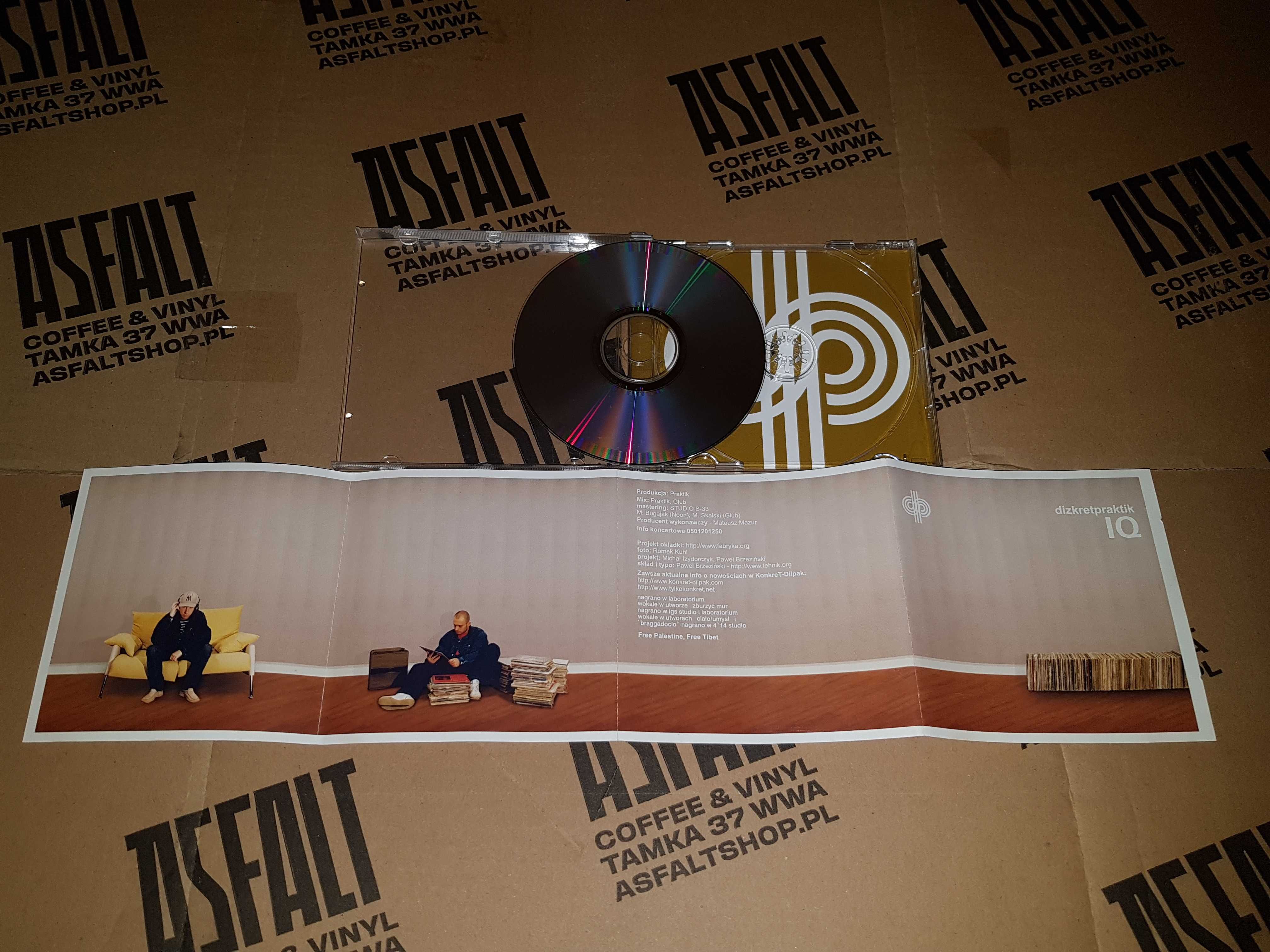 Dizkret/Praktik IQ CD (Pezet, Mes, Flexxip, 2cztery7) JAK NOWA HIP HOP