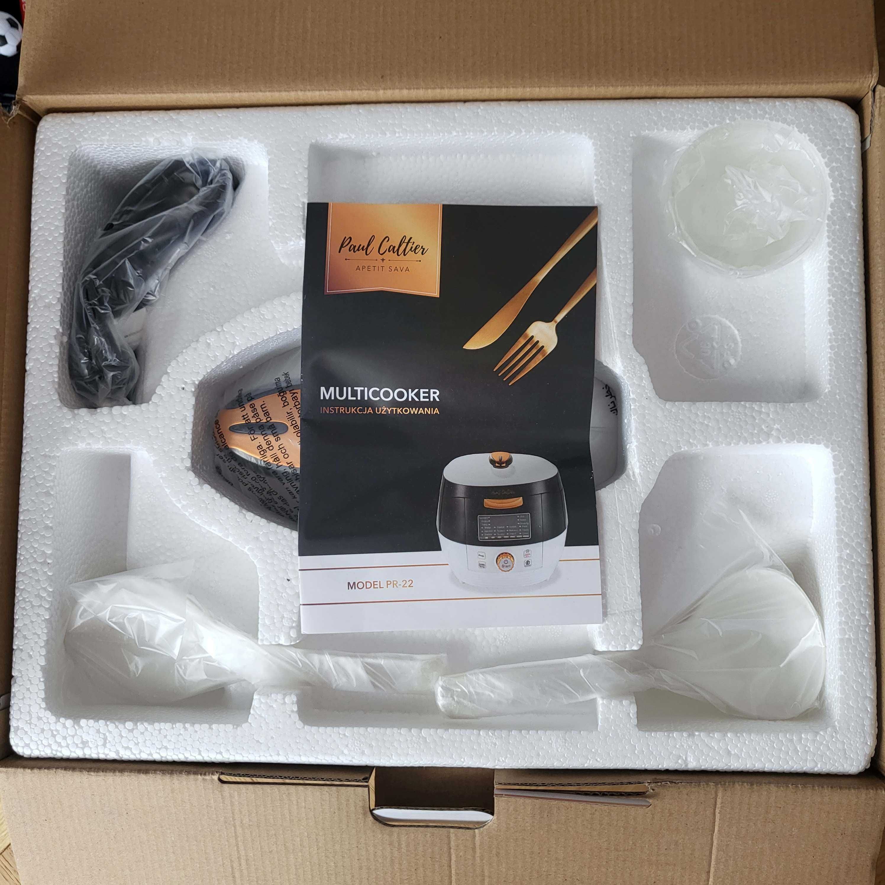 Multicooker Paul Caltier PR-22 biały, szybkowar, nowy