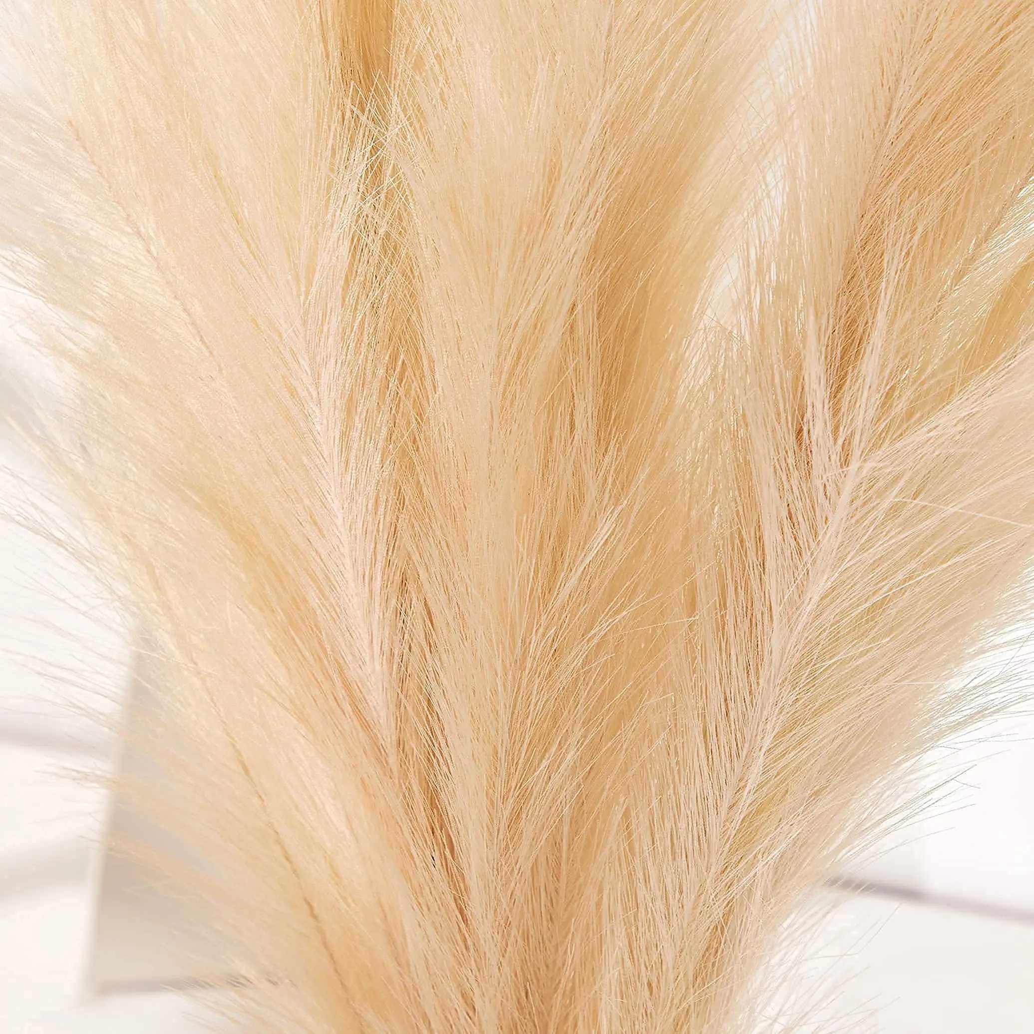 Pampas sztuczna trawa pampasowa kremowa długa wiązka 100 cm 7 kwiatów