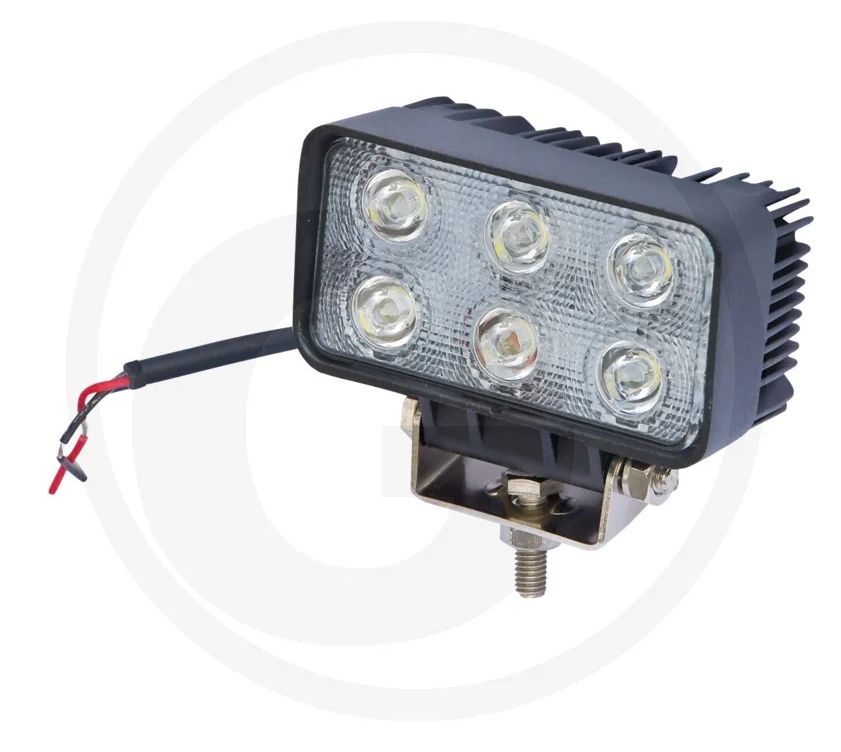 AGTECH Lampa robocza LED prostokątna 12-24v 1200lm Solidna