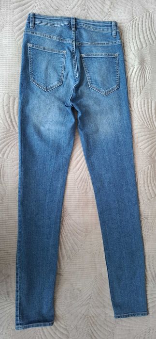 Spodnie jeansowe rurki H&M, rozm.34