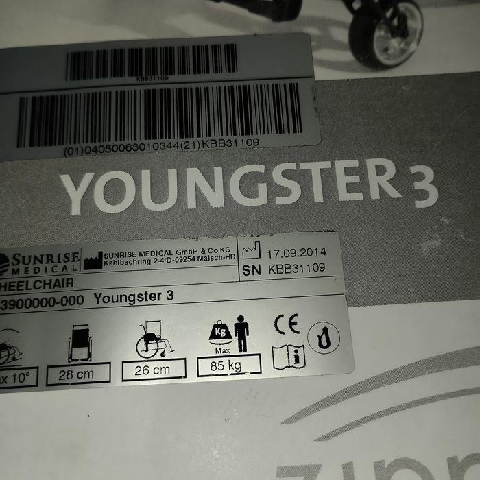 Wózek aktywny inwalidzki dziecięcy Zippie