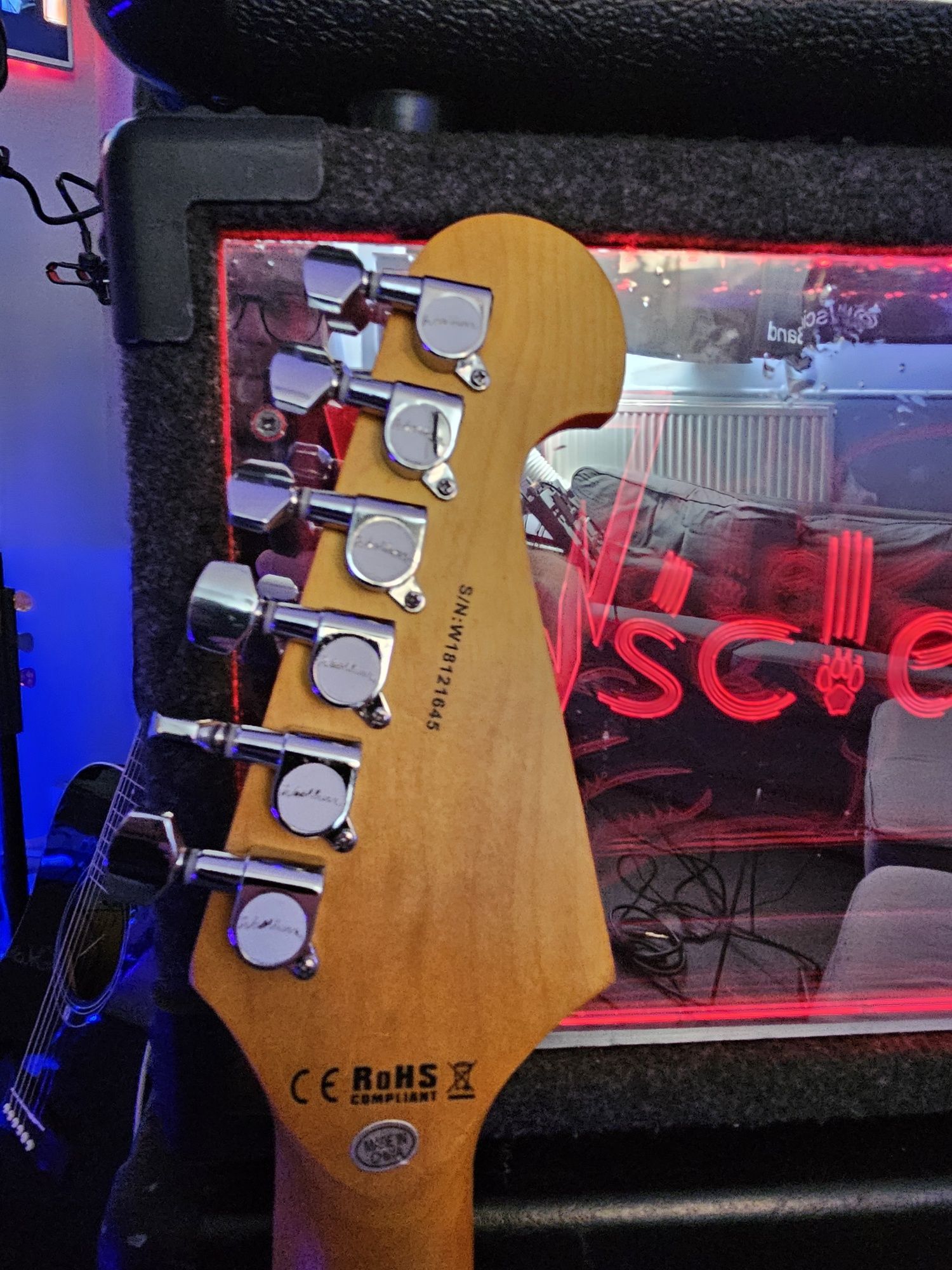 Gitara elektryczna offsetowa do punkrocka. Seymour Duncan SH-13 Dimeba