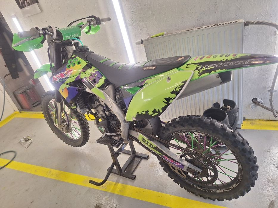 Kawasaki kxf250 po serwisie, zmienne mapy