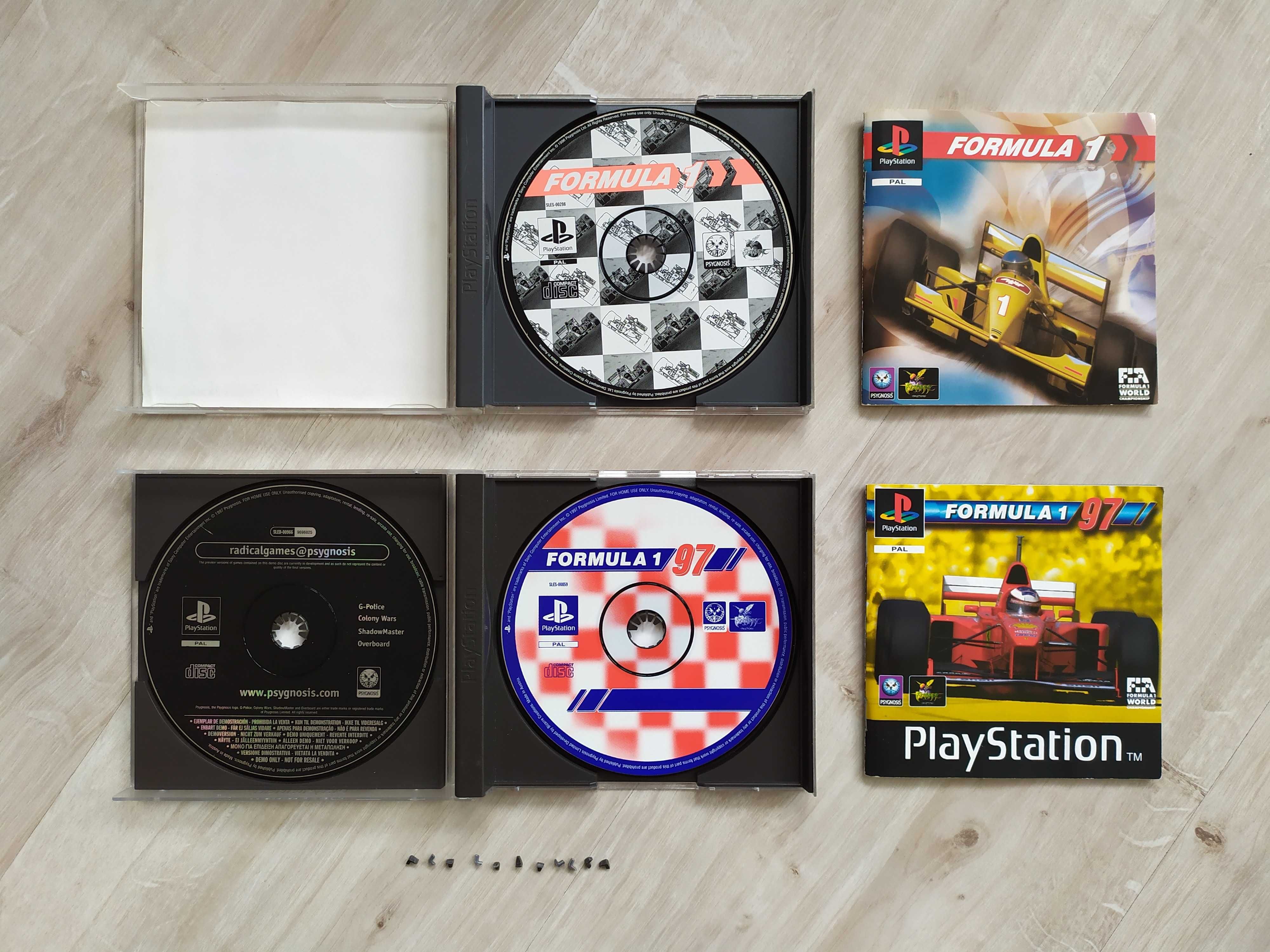 Zestaw FORMULA 1 + FORMULA 1'97 + płyta DEMO - PS1 PAL