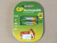 Новые аккумуляторы GP AAА R03 650 мА·час ( мизинчиковые ) цена 2шт