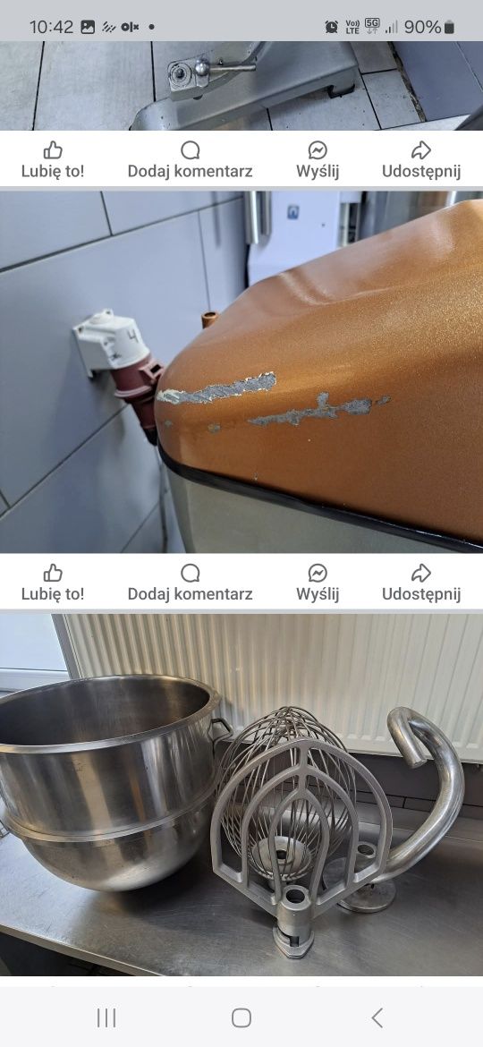 Ubijaczka mikser planetarny 60l