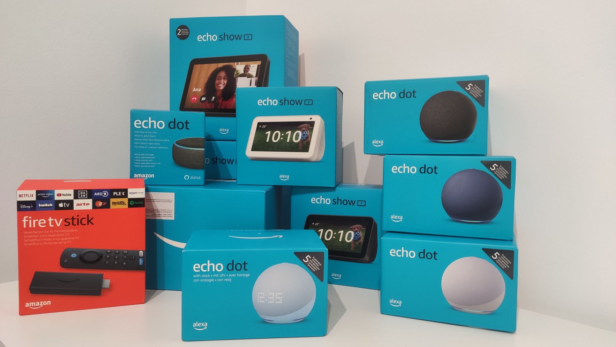 Echo dot 3 4 5 Alexa Google home echo show 8