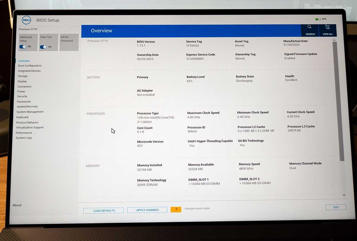 Ноутбук DELL precision 5770