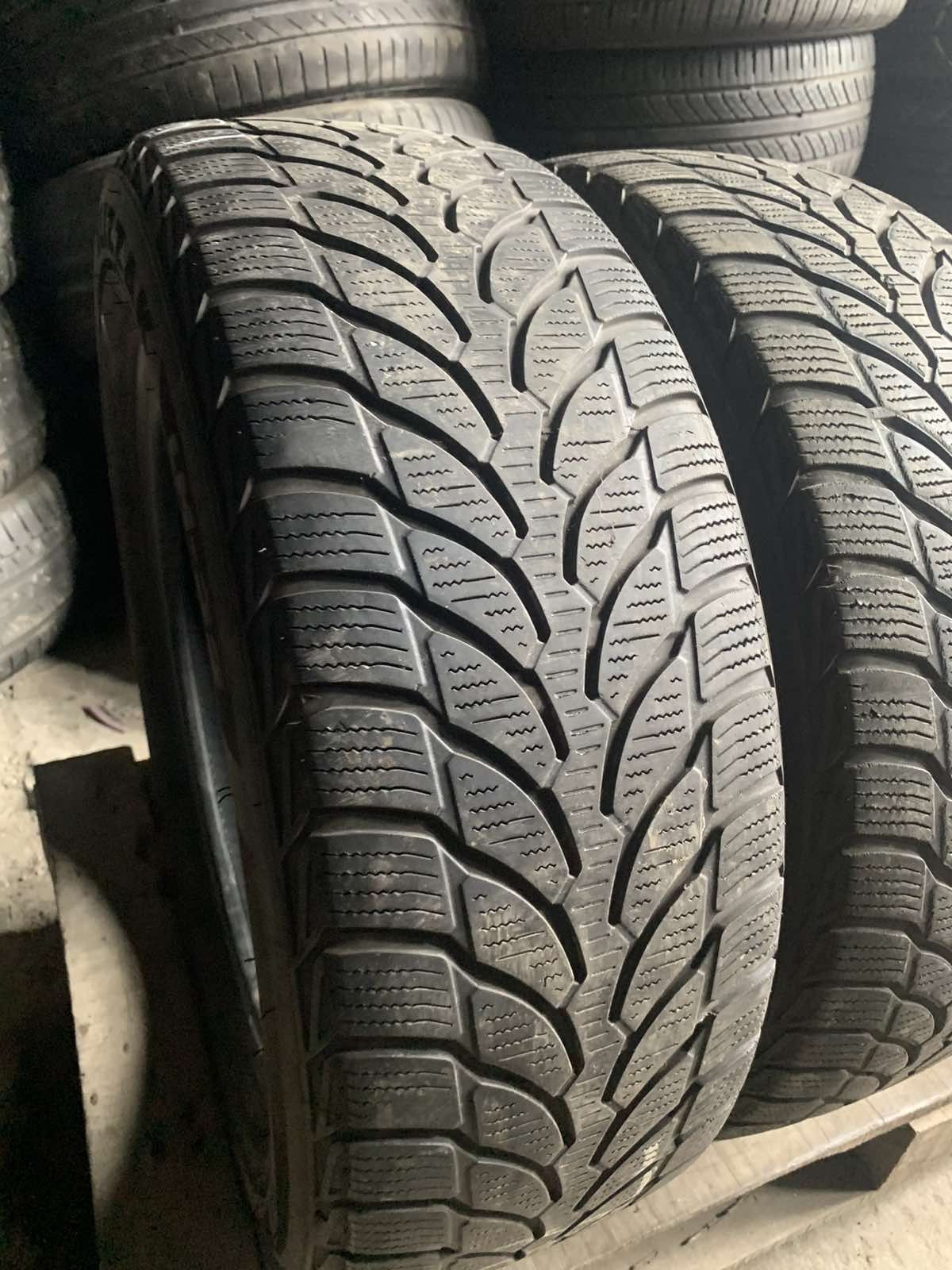 205.60.16 Bridgestone 2шт зима БУ склад шины резина из Европы 60 R16