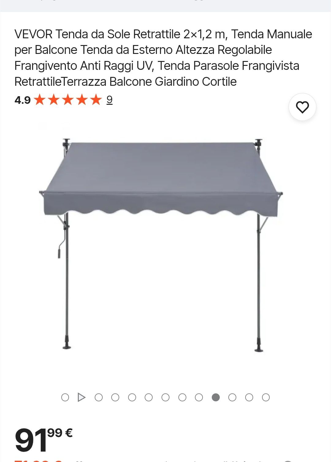 Chapéu 90° Vevor exterior tecido