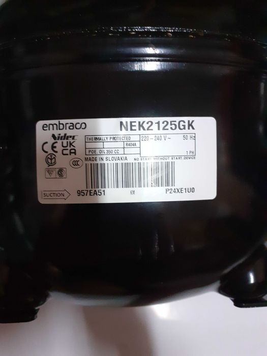 Sprężarka Embraco NEK2125GK