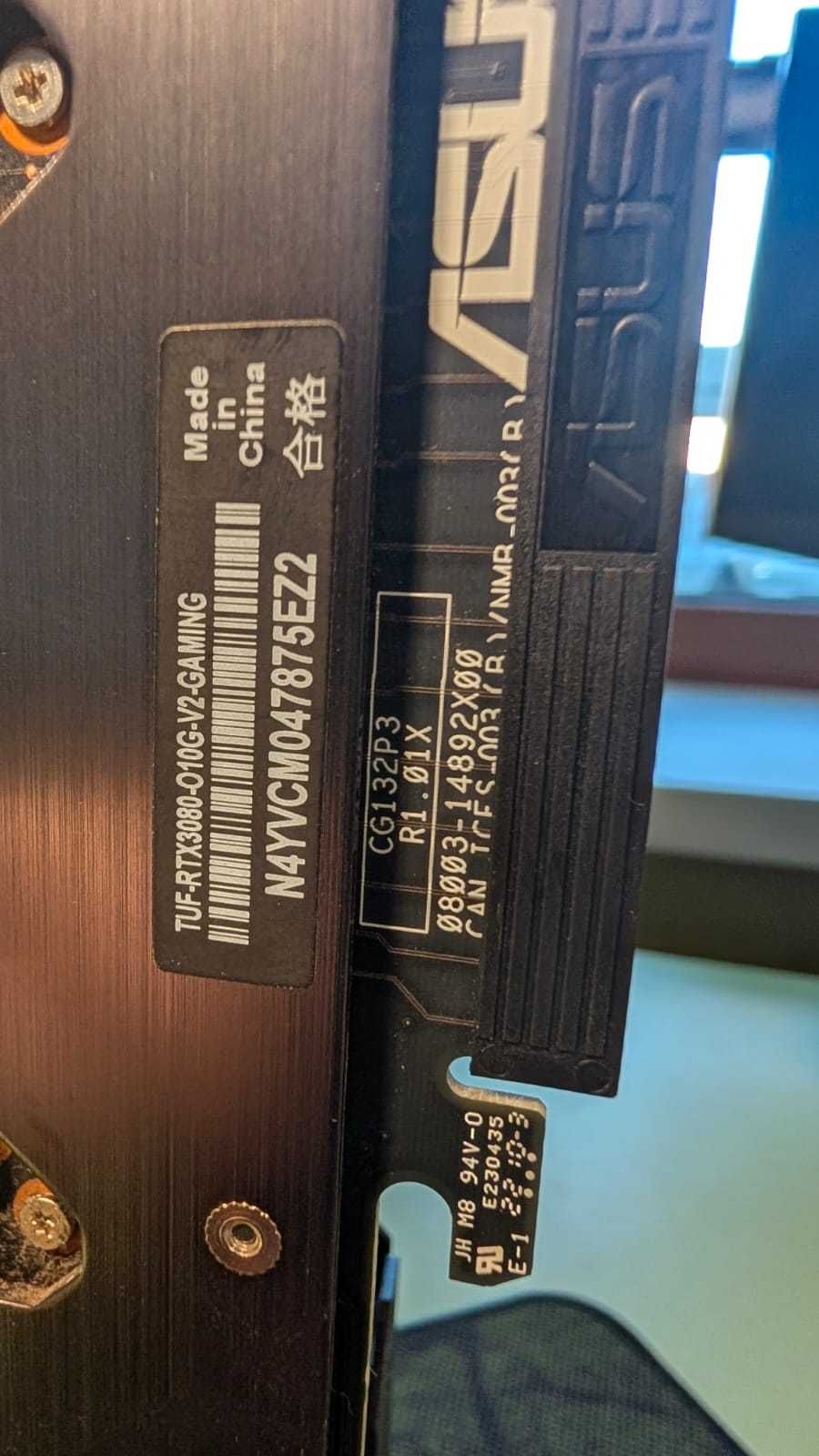 Asus TUF RTX3080 O10G V2 Gaming