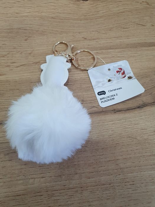 Breloczek Bałwanek z puszkiem 11cm Eloy