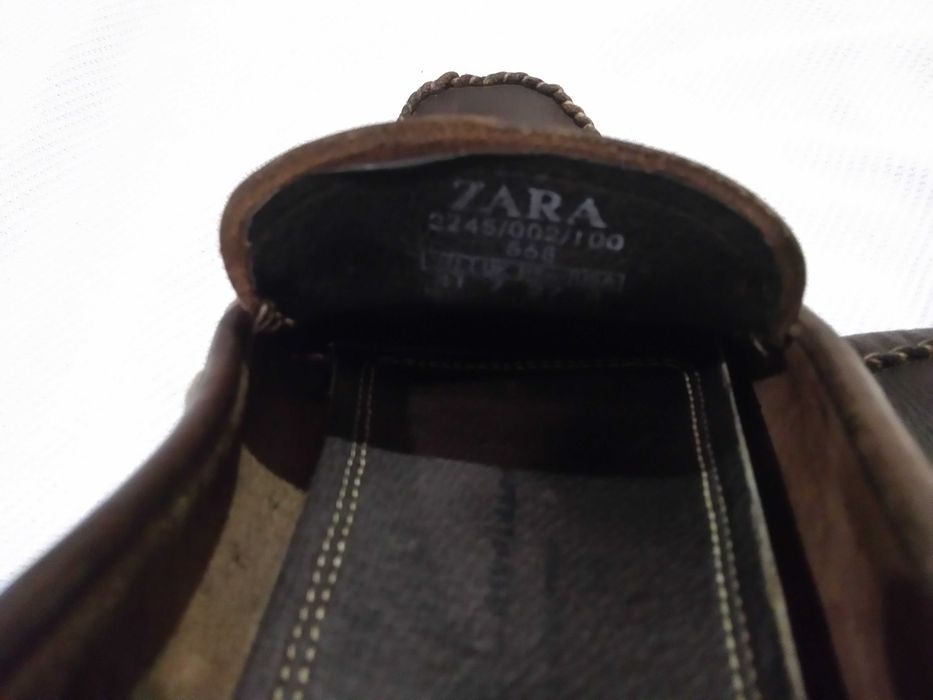 Мужские ,кожаные мокасины,Zara