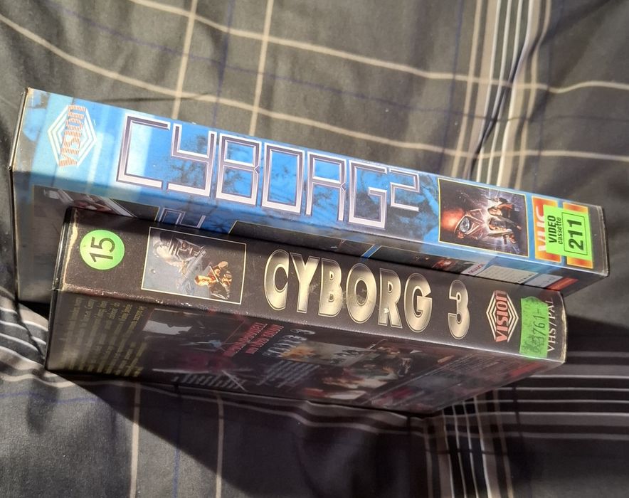 Cyborg 2 i Cyborg 3. Kasety VHS