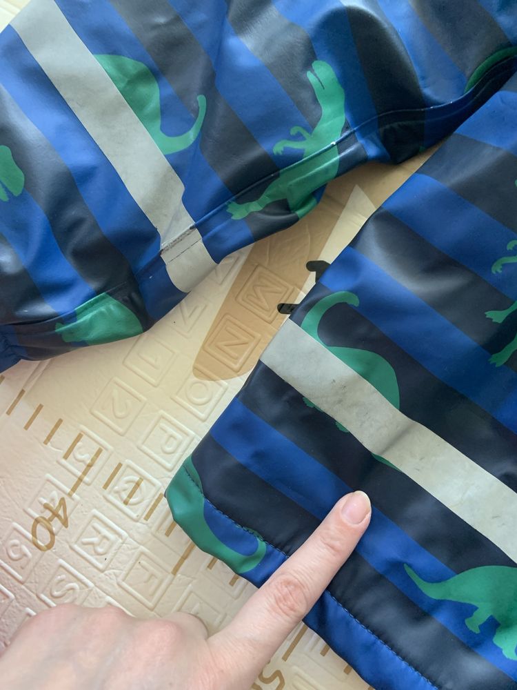 Куртка для хопчика не промокоайка на флісі