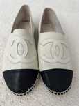 Chanel espadryle 38 skóra naturalna cieleca