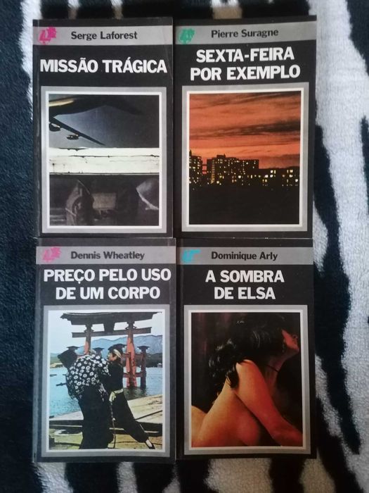 Lote 14 livros policiais anos 70