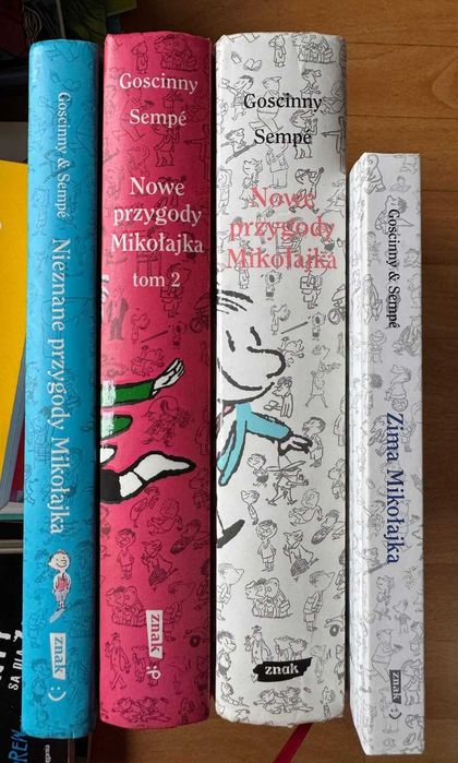 Zestaw książek z serii Mikołajek